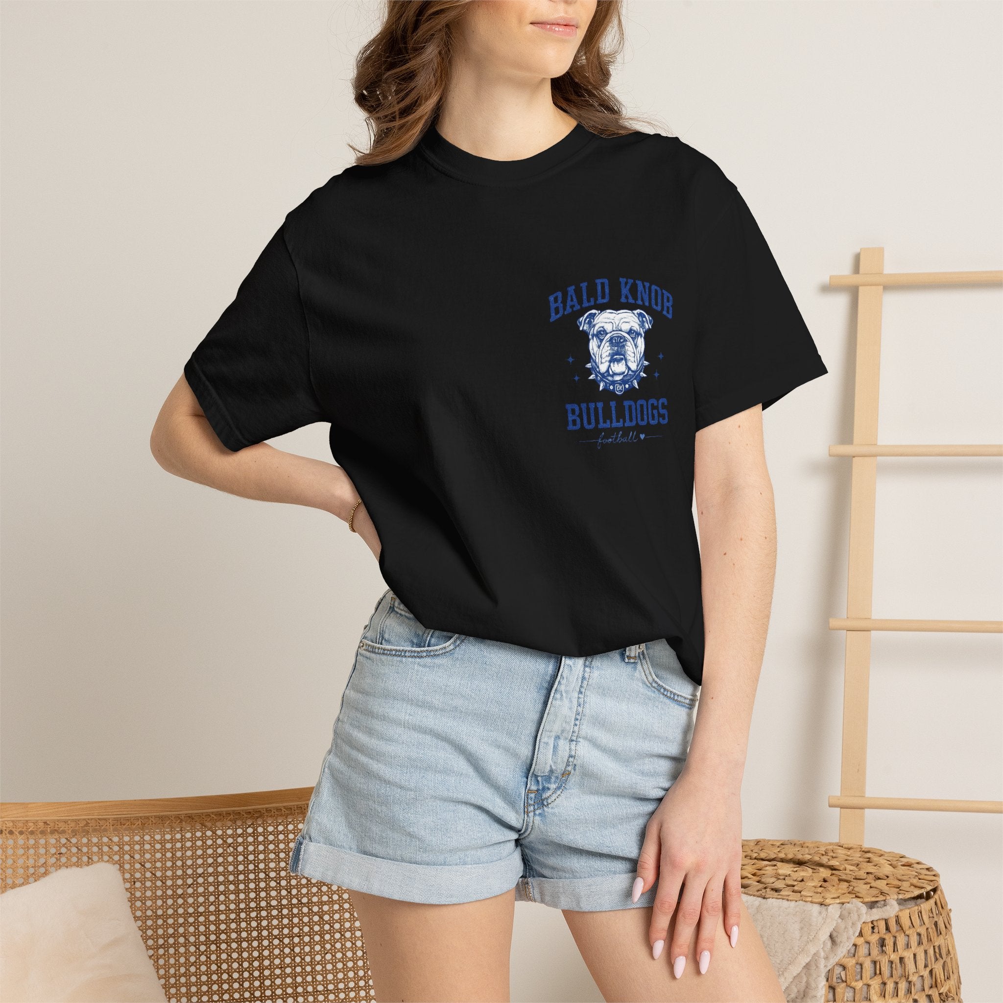 Bulldogs Football T‑Shirt — Bald Knob Bulldogs Vintage Crew Tee