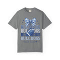Bulldogs Football Bow T-Shirt — Bald Knot Game Day Tee